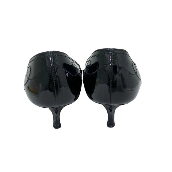 LOUIS VUITTON - Black Women's Pumps Patent Leather 155-081525 - Picture 4 of 9